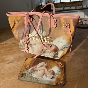 Louis Vuitton Masters Fragonard Limited Edition Jeff Koons Neverfull MM Tote Bag